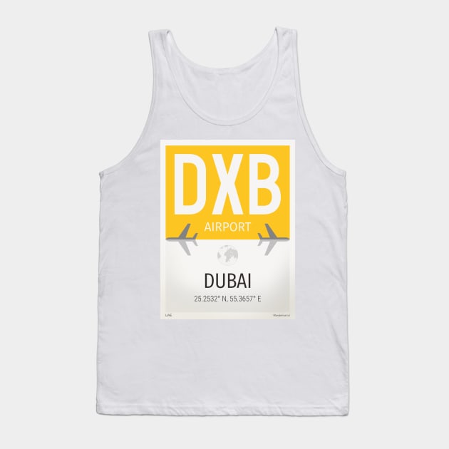 Dubai DXB Tank Top by Woohoo